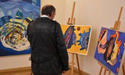 „Zmysły” - wernisaż wystawy malarstwa Marzeny Balewskiej na Zamku Piastowskim (9)
