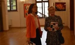 &bdquo;Zmysły&rdquo; - wernisaż wystawy malarstwa Marzeny Balewskiej na Zamku Piastowskim (2)