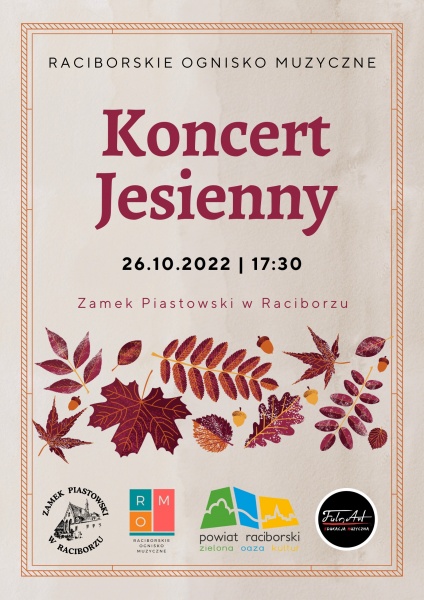 Koncert Jesienny niebawem na Zamku Piastowskim