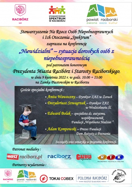 Konferencja „Niewidzialni” - sytuacja dorosłych osób z niepełnosprawnością