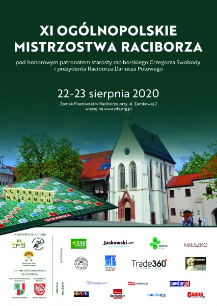 Ogólnopolskie Mistrzostwa Raciborza w Scrabble wkrótce na Zamku Piastowskim