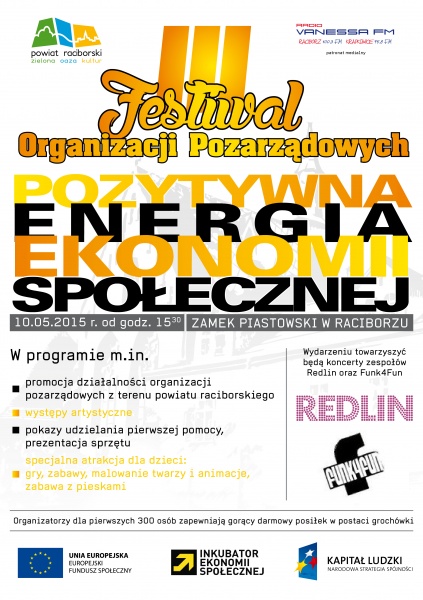 III Festiwal Organizacji Pozarządowych - 26.3.2015 r.