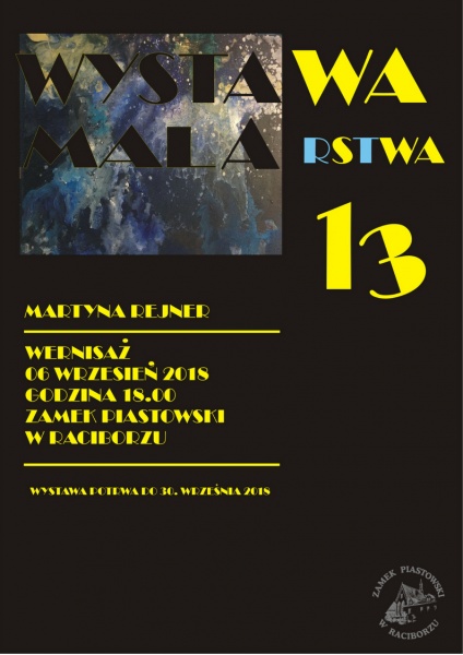 „13” - nowa wystawa malarstwa wkrótce na Zamku Piastowskim