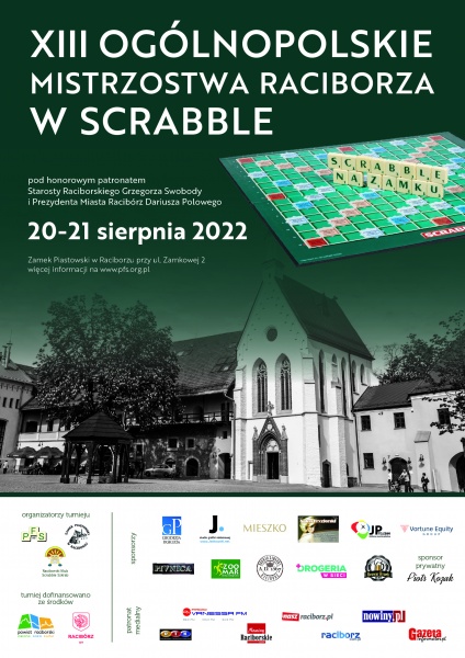 XIII Ogólnopolskie Mistrzostwa Raciborza w Scrabble