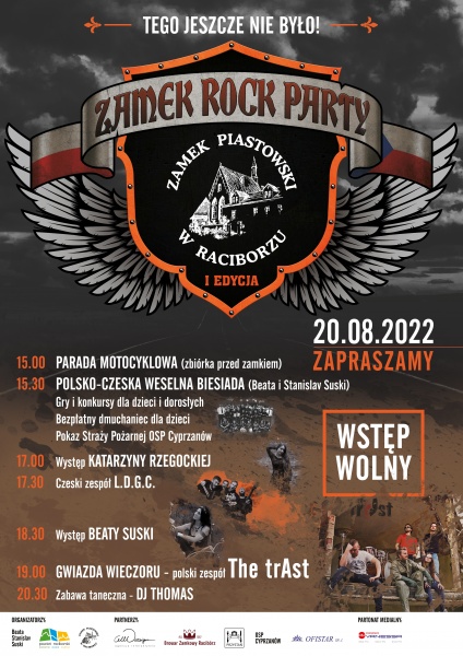 „Zamek Rock Party” już w sobotę na Zamku Piastowskim