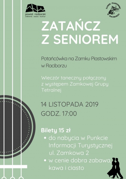 „Zatańcz z seniorem”. Potańcówka wkrótce na Zamku Piastowskim