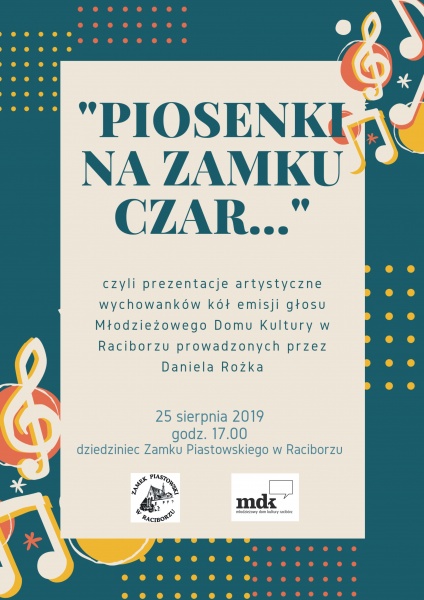 Prezentacje artystyczne, czyli „Piosenki na Zamku czar...” już w niedzielę
