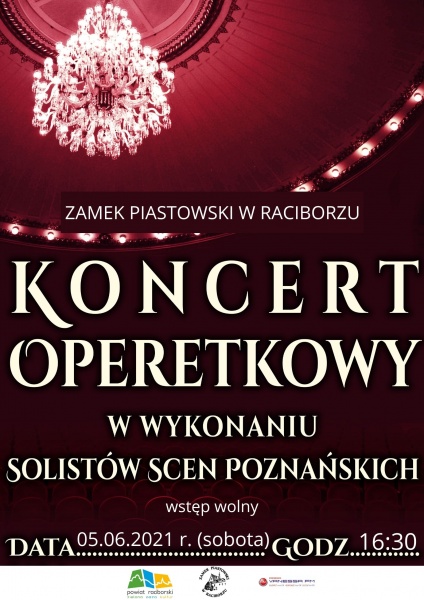 „Przeboje operetkowe i inne” - koncert operetkowy w sobotę na Zamku Piastowskim