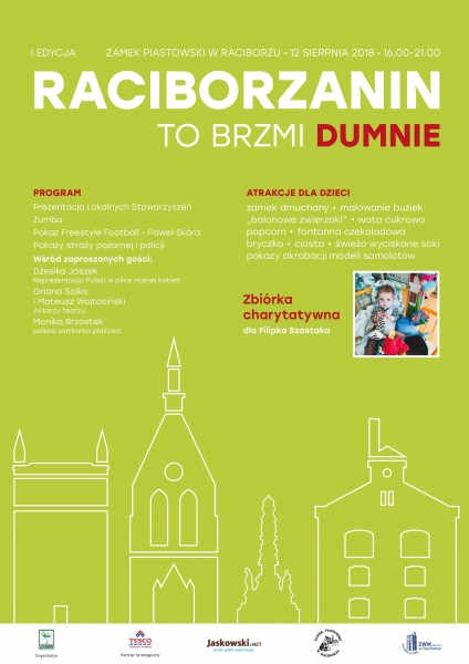 „Raciborzanin - to brzmi dumnie” już 12 sierpnia na Zamku Piastowskim
