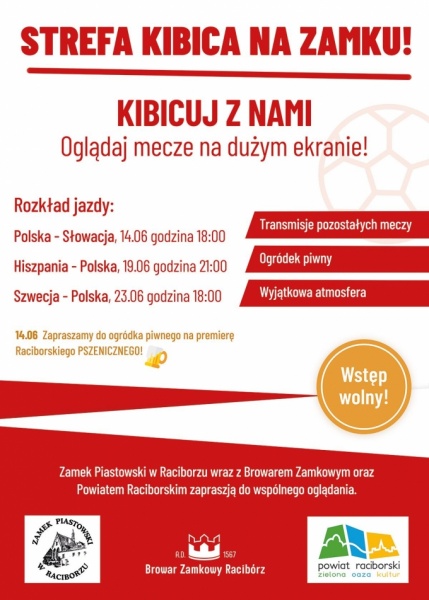 Strefa Kibica już dzisiaj rusza na Zamku Piastowskim