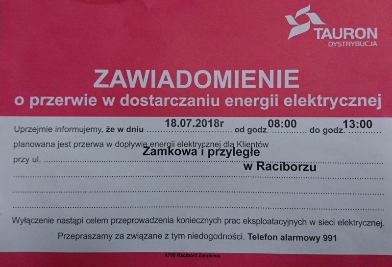 Utrudnienia w zwiedzaniu Zamku Piastowskiego i kaplicy zamkowej