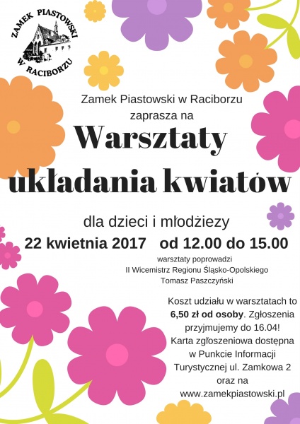 Warsztaty układania kwiatów - 5.4.2017 r.