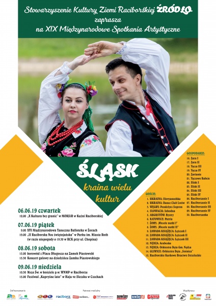 XIX edycja Międzynarodowych Spotkań Artystycznych „Śląsk Kraina Wielu Kultur”