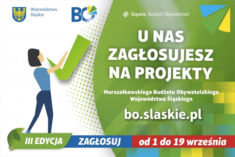 Zagłosuj w III edycji Marszałkowskiego Budżetu Obywatelskiego Województwa Śląskiego