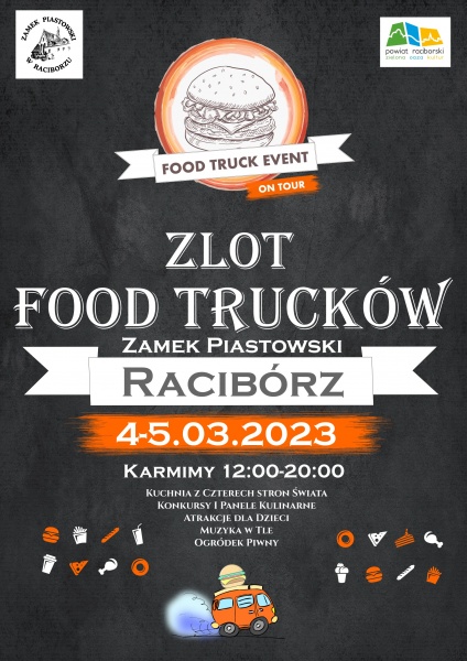 Zlot Food Trucków. Start sezonu 2023 niebawem na Zamku Piastowskim